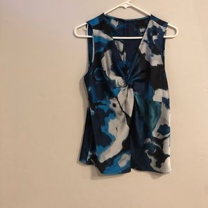 watercolor twist tank